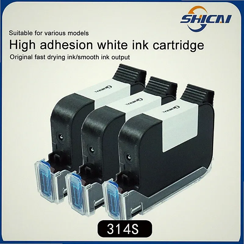 3 PCS white inkjet printer ink cartridge 42ml quick drying ink cartridge