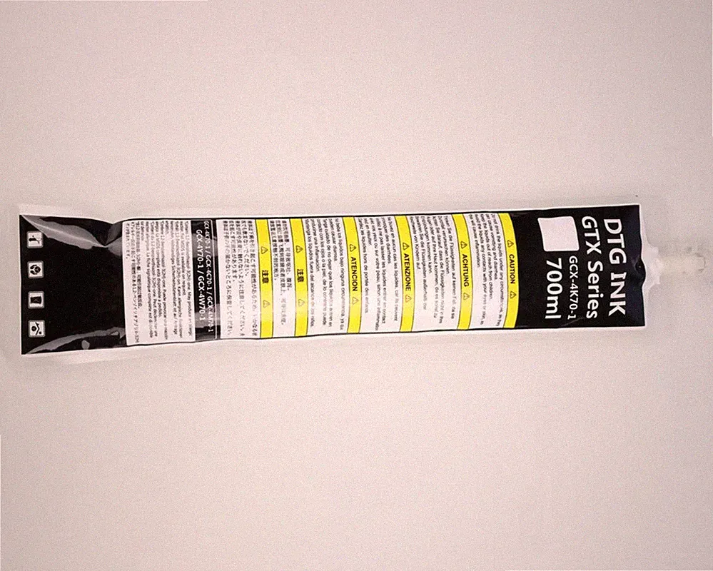 700ML White DTG Textile Ink Bag for Brother GTX / GTX PRO Printer