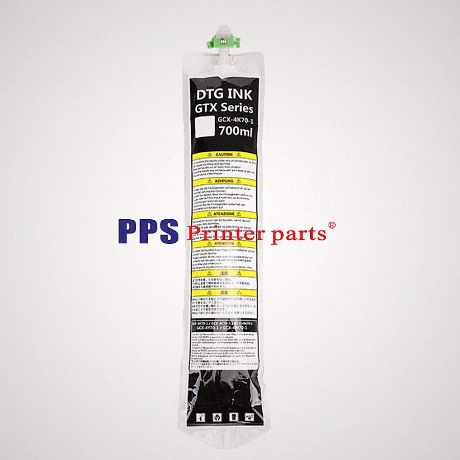 700ML White DTG Textile Ink Bag For Brother GTX GTX PRO Printer High quality
