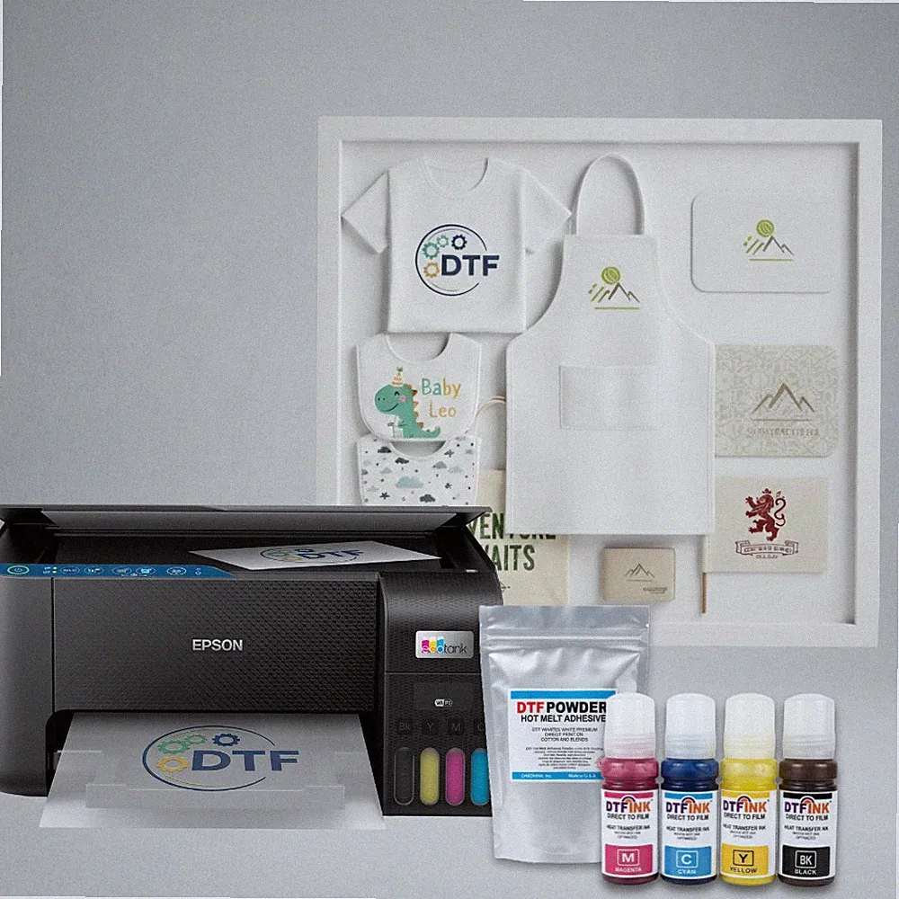 All-in-One DTF Ink & Powder T-Shirt Printer Epson | Starter Kit
