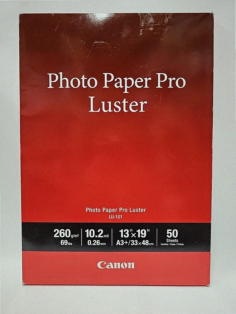 Canon LU-101 Photo Paper Pro Luster 13x19" 50 Sheets NEW Sealed