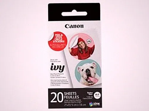 Canon Zero Ink [ZINK] Photo Paper - White (zinccircle20)
