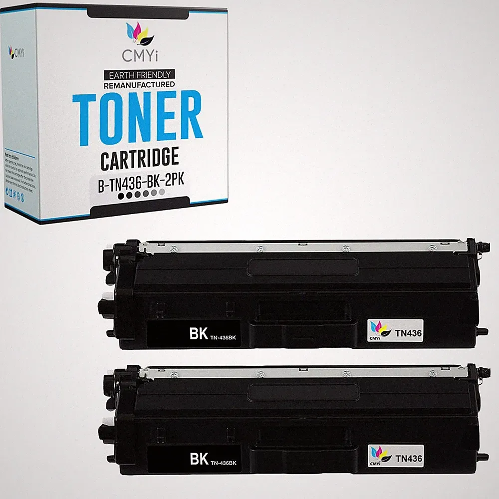 Compatible CMYi Black Color Ink Lot fits Brother TN436 Cartridges