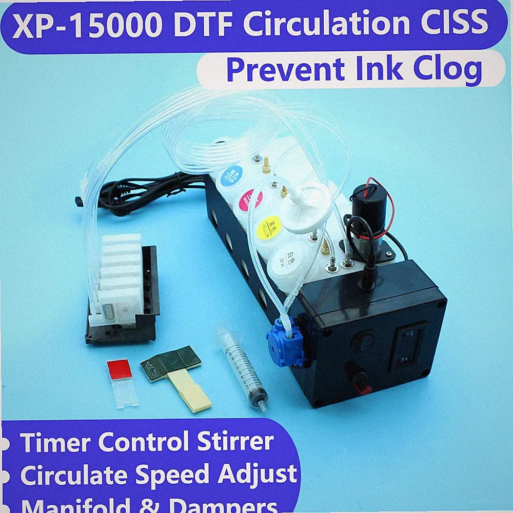 DTF CISS compatibleXP-15000 Continuous Ink Supply System White Tank With Stirrer