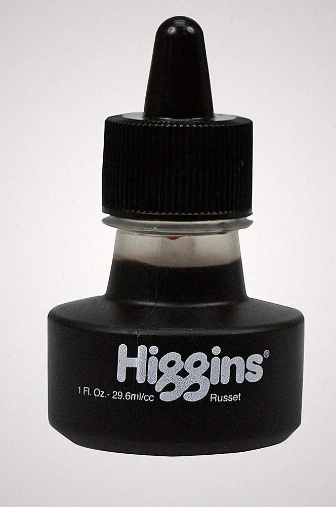 Dye-Based Drawing Ink Russet 1 Ounce Bottle 44115 Art Calligraphy Refill