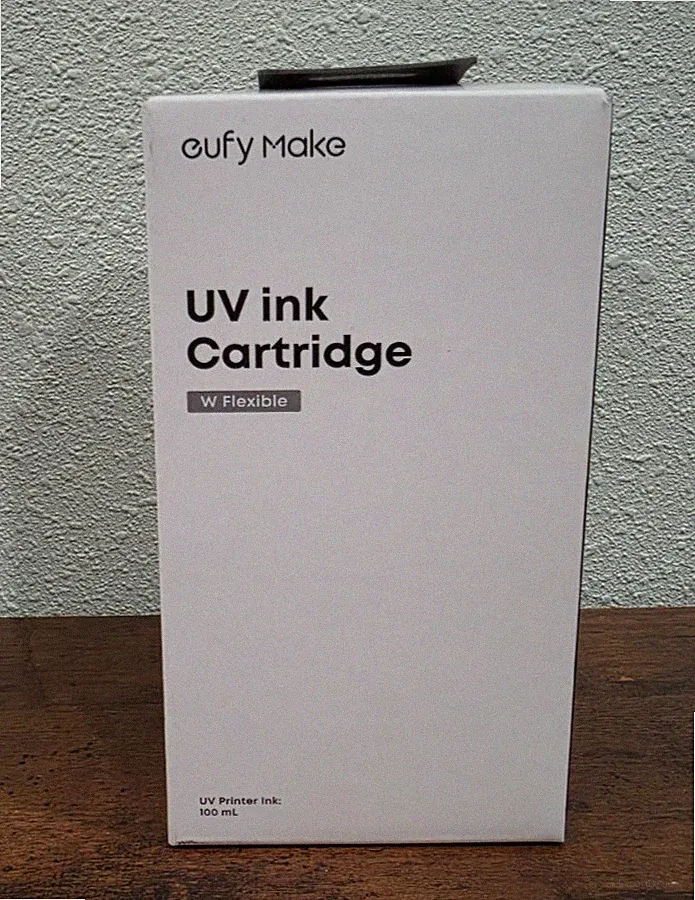 Eufy Make Ink Cartridge for E1 UV Printer -WHITE FLEXIBLE Expires 3/24/2027