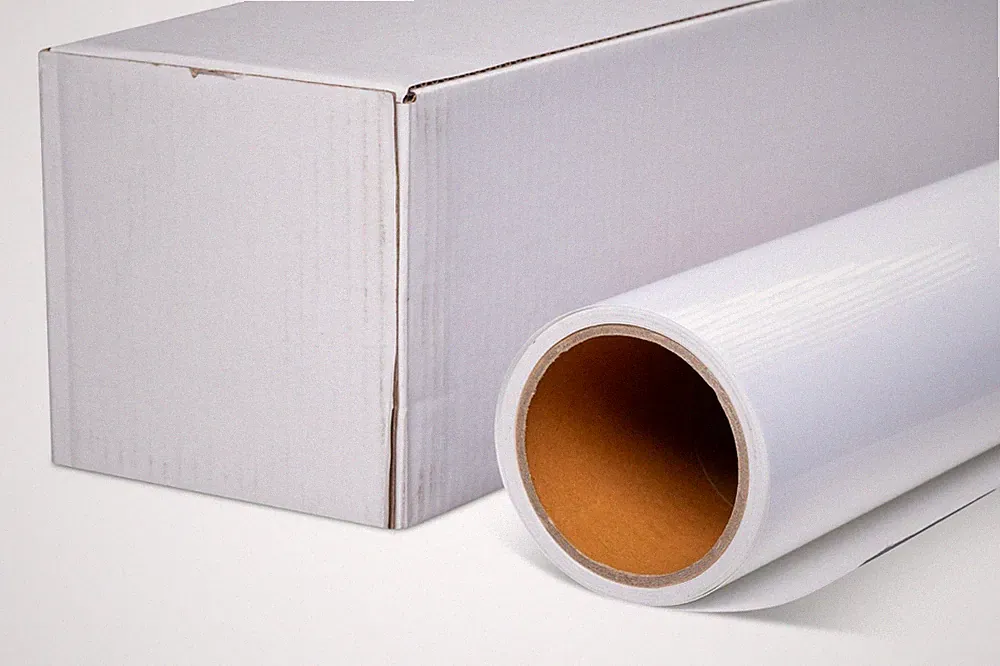 Gloss White Poly-Vinyl Banner HP DesignJet T-Series Thermal Inkjet (No Adhesive)