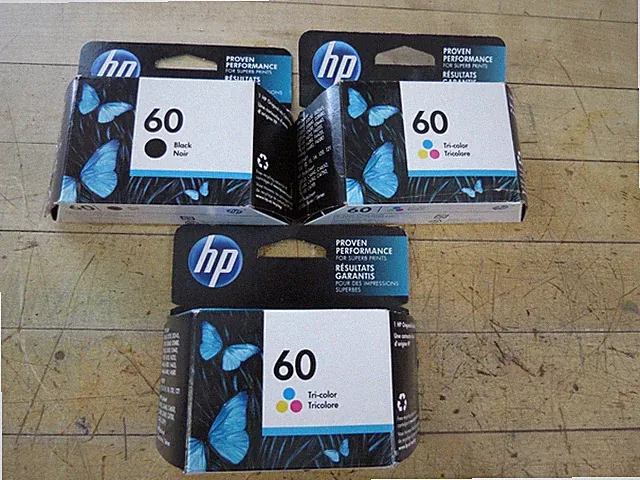HP PRINTER INK CARTRIDGES #60