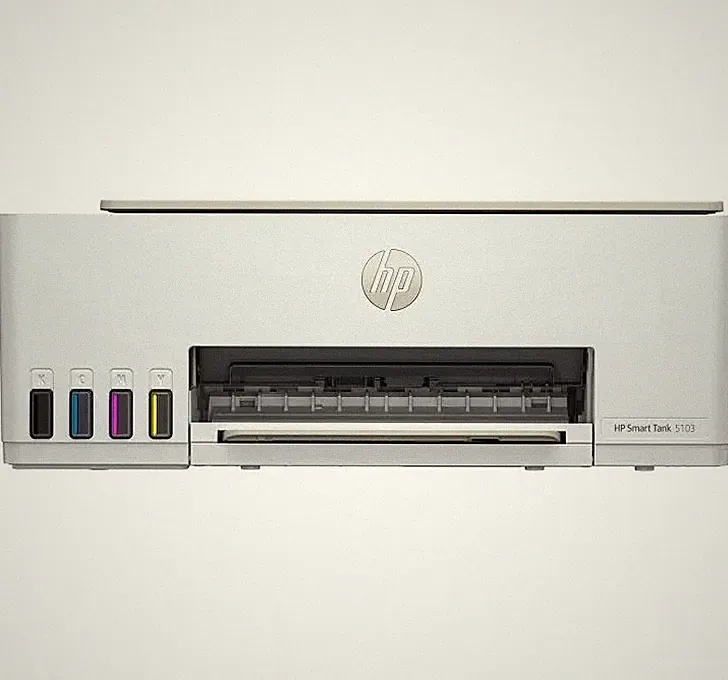 HP Smart Tank 5103 All-In-One Ink Tank Color Printer, White, All-In-One Printer