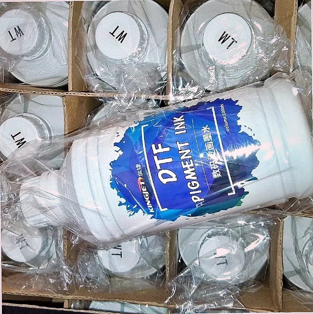 Kingjet DTF white ink 500ml bottles #dtf #printers