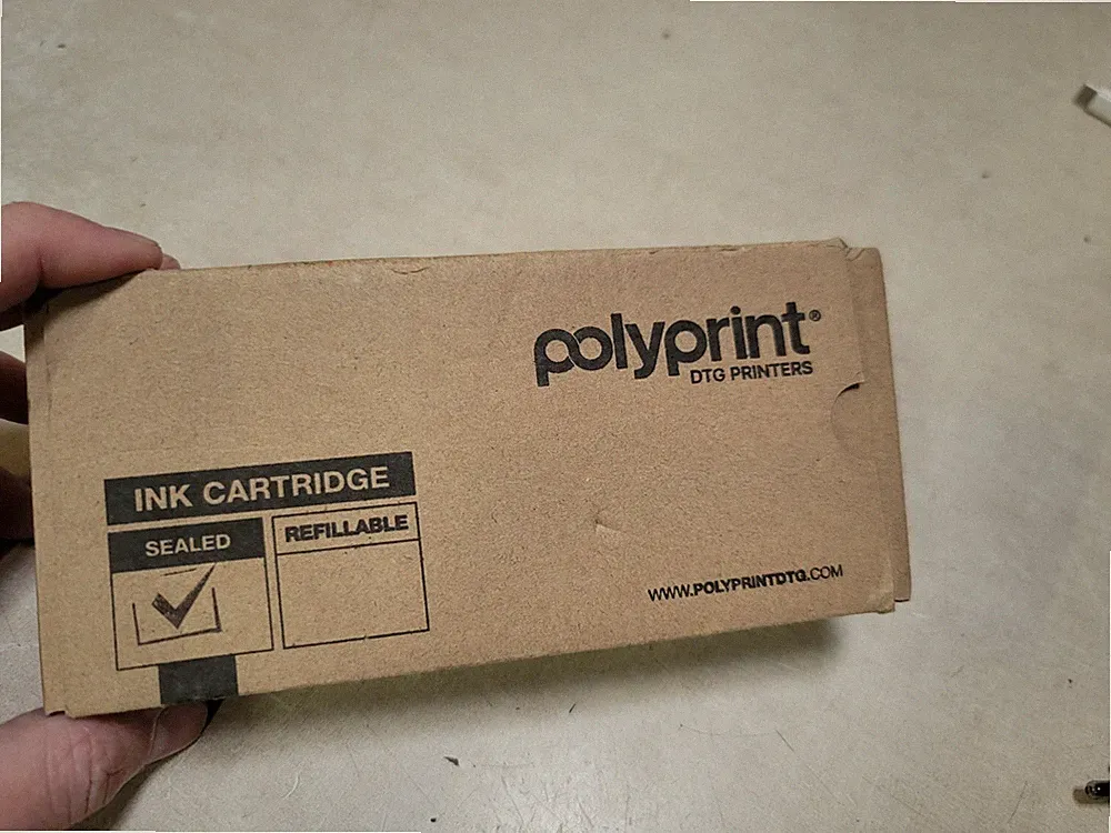 Polyprint DTG Ink Cartridge Water Based Pigment Ink White TIP105W (#135)