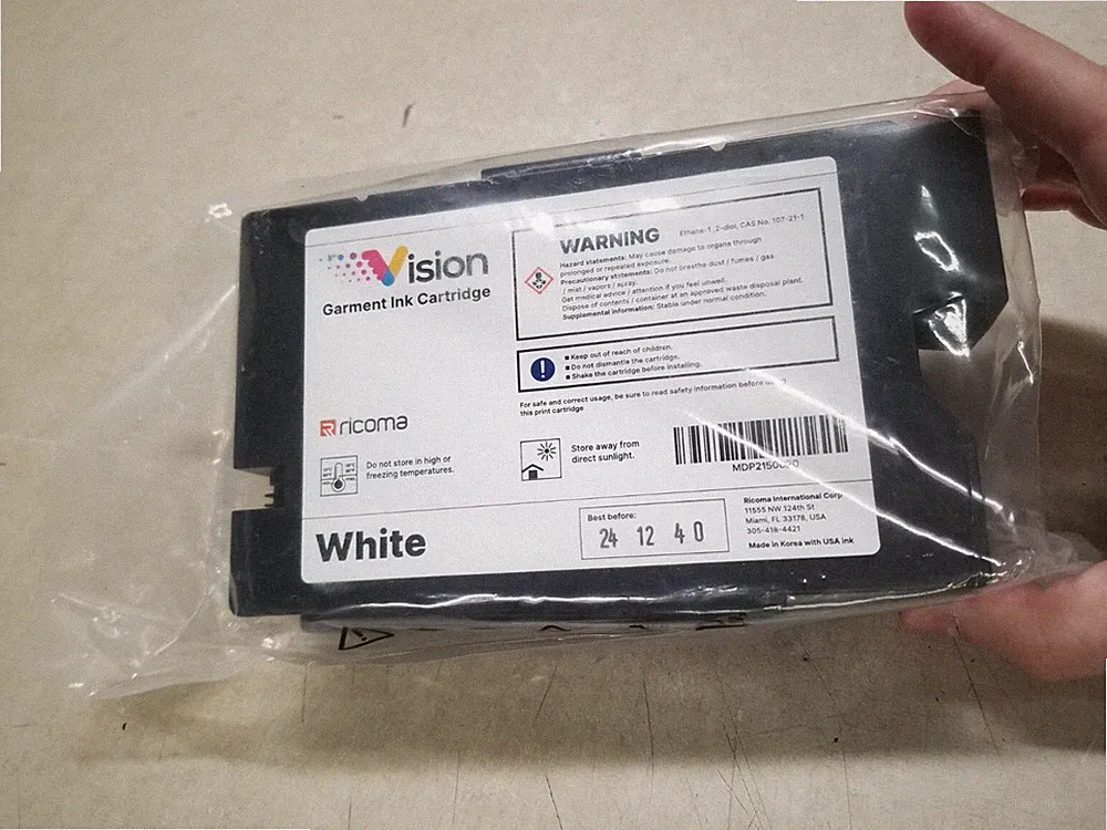 white dtg printer ink