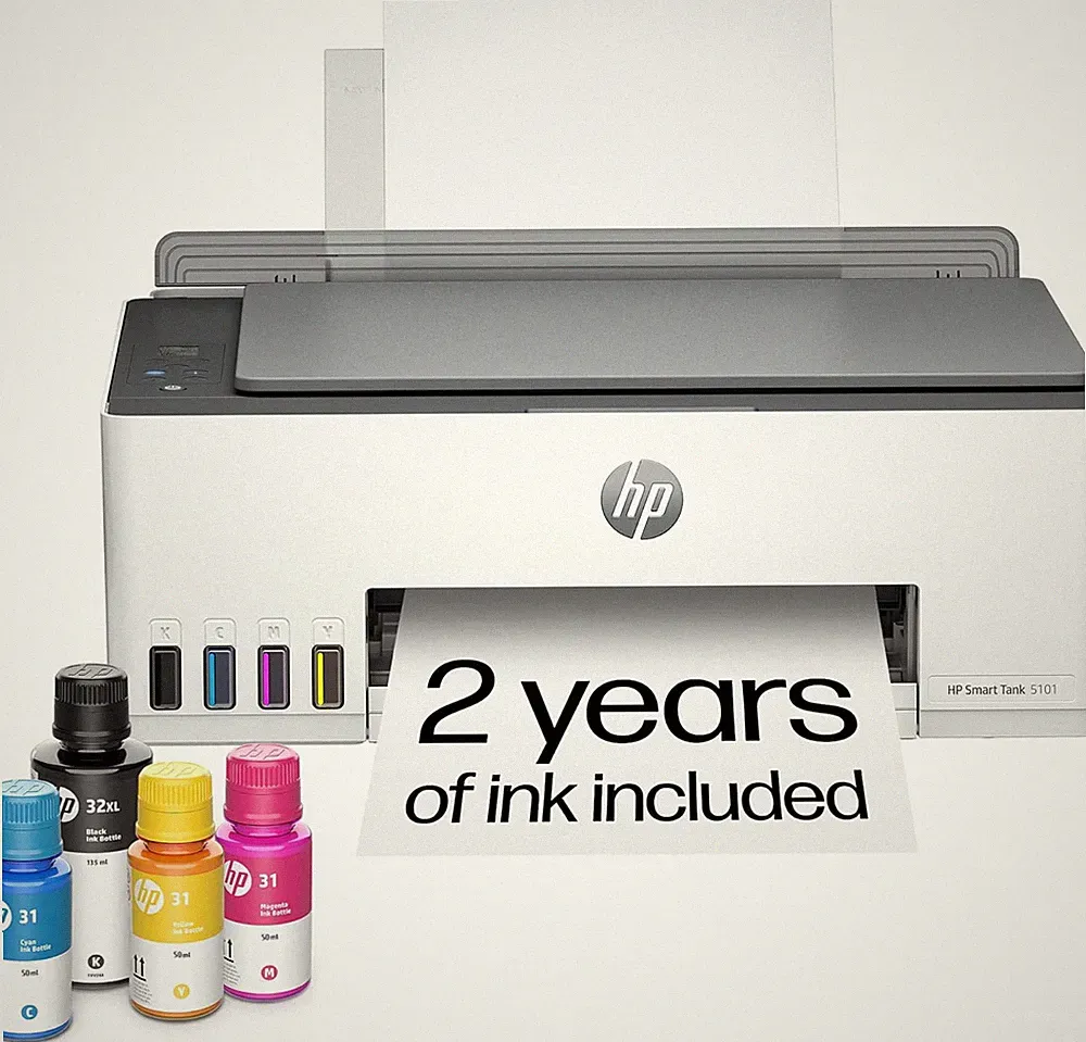 printer with white ink tank