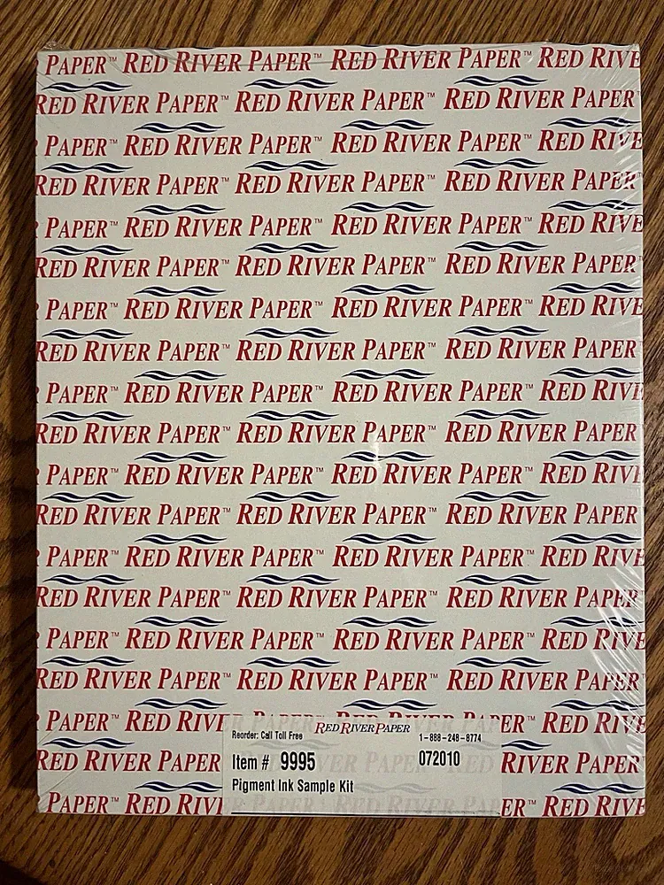 Vintage Red River Paper Pigment Ink Sample Kit #9995 Sealed Inkjet Photo Paper