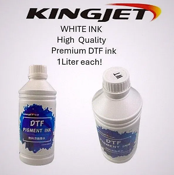WHITE INK (1L of each bottle) ! DTF premium Quality ink for dtf