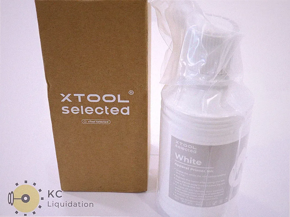 XTool Selected White Apparel Printer Ink Exp: 9/18/26